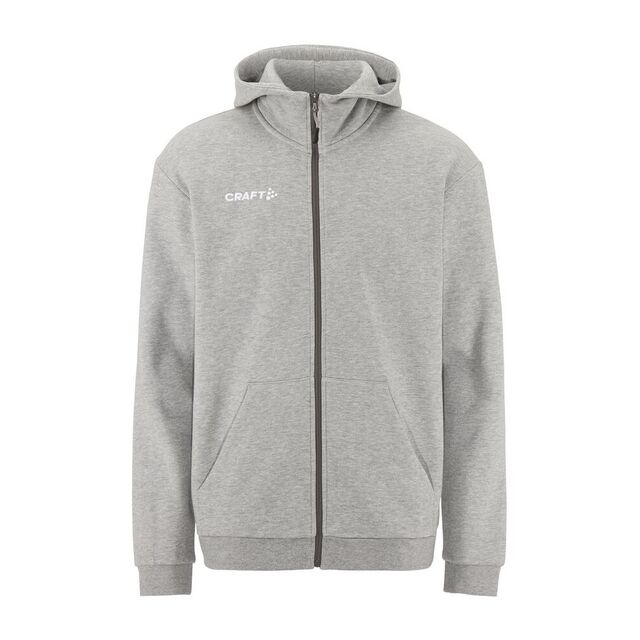 HUVTRÖJA CRAFT 1915295 HEL-ZIP GRÅ STL XS | Beijerbygg Byggmaterial